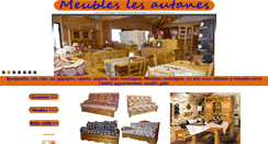 Desktop Screenshot of meubles-les-autanes.com