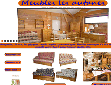 Tablet Screenshot of meubles-les-autanes.com